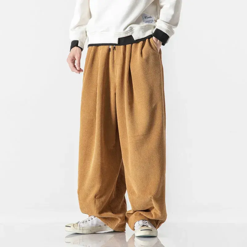 Thumbnail: Oversized Casual Ribbed Sweatpants