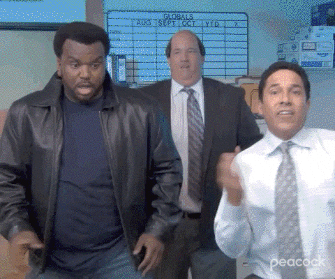 Happy Season 9 GIF by The Office.gif