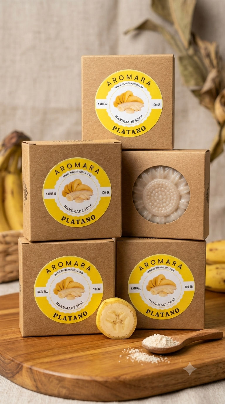 Jabón Botánico de Plátano Premium