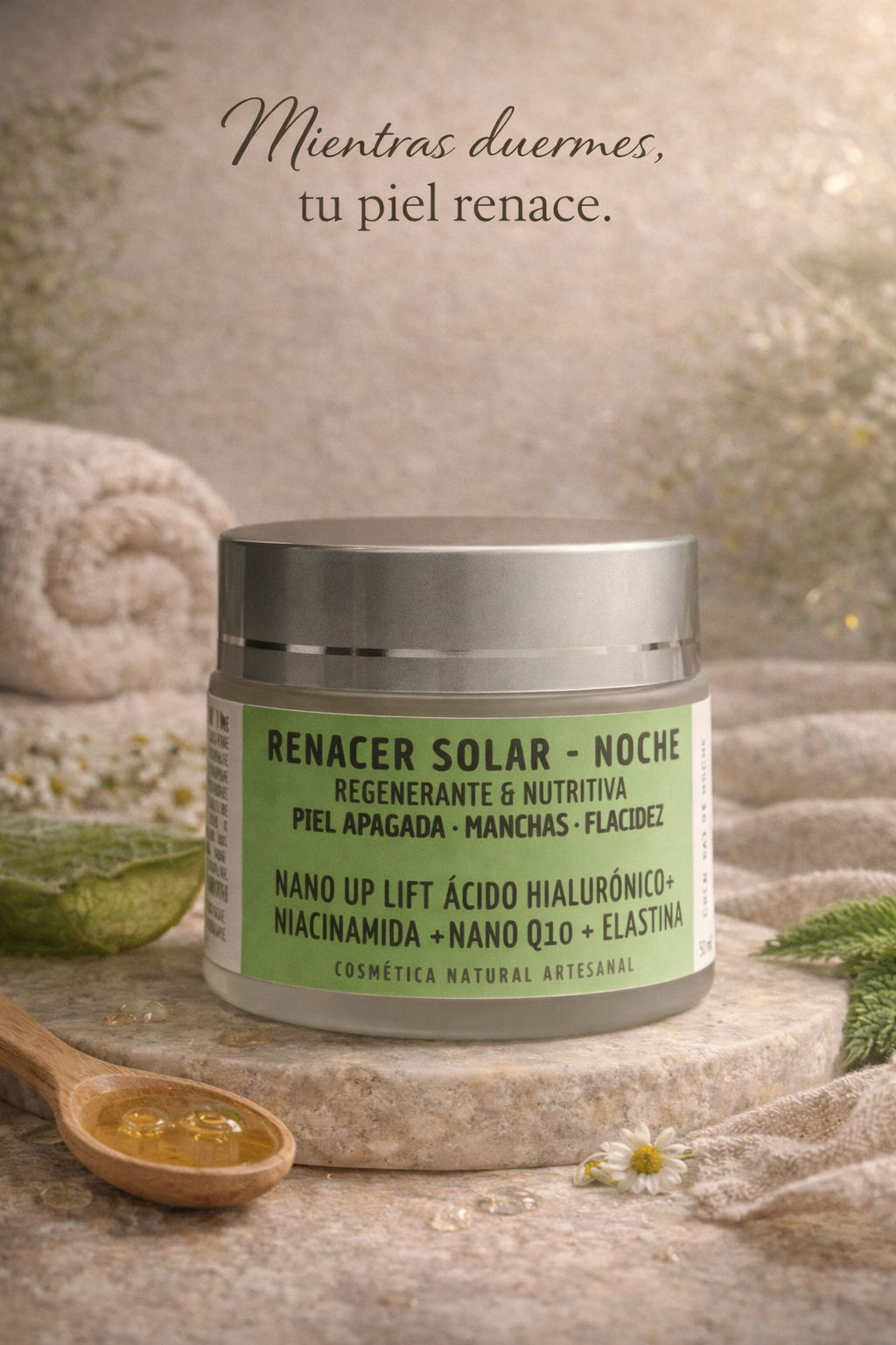 CREMA FACIAL DE NOCHE RENACER SOLAR – 50 ml