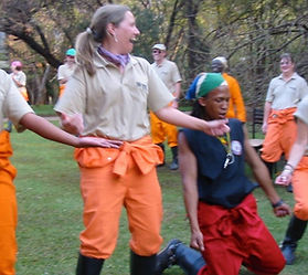 Interactive Gumboot Dancing
