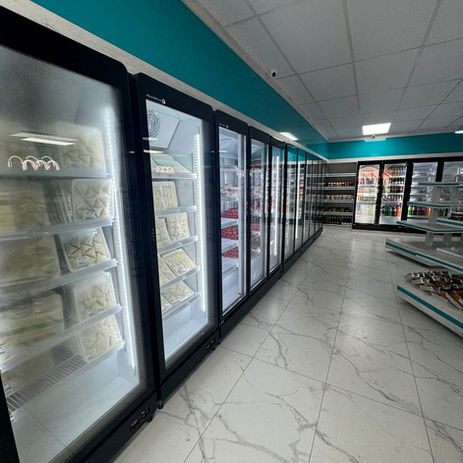 Grandé-Lux Glass Door Freezer 