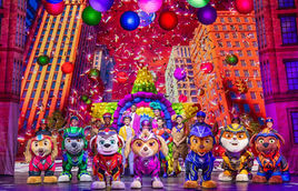 PAW Patrol Live! A Mighty Adventure, pups on stage