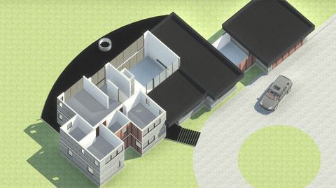 CASA RODAS Avance 1 - Vista 3D - Vista Piso 2 Seccionado.jpg