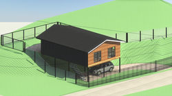 vivienda patricio 90m2 MOD - Vista 3D - Vista Aerea 3