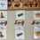 Thumbnail: Short Vowel 3 Part Cards "o" in cursive