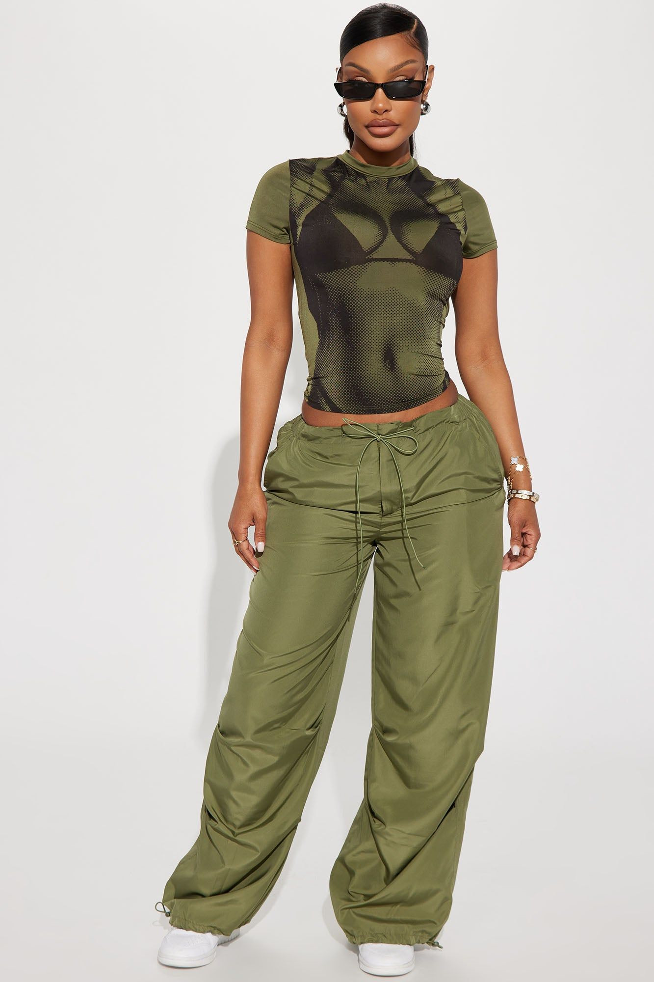 pantalon verde militar