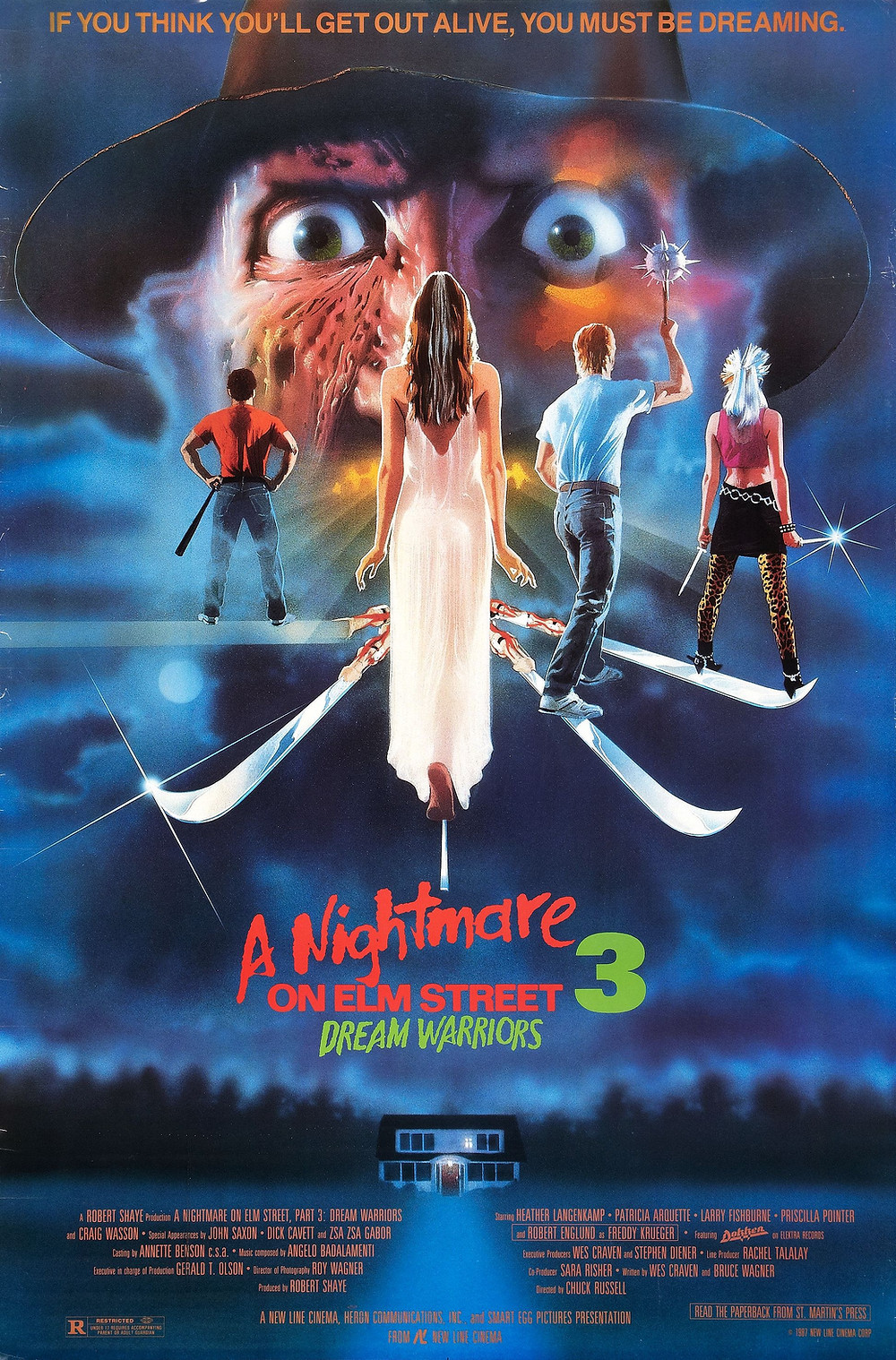 A Nightmare on Elm Street 3 Dream Warriors poster