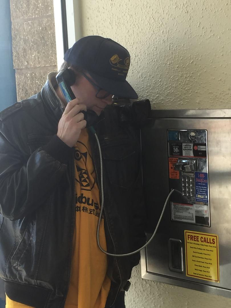 Bell Atlantic payphone at a mall.