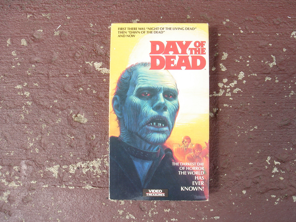 Video Treasures VHS copy of George A. Romero's Day of the Dead