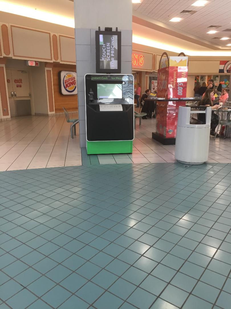 Cell phone recycling kiosk.