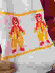 Vintage McDonald's Ronald McDonald scarf.