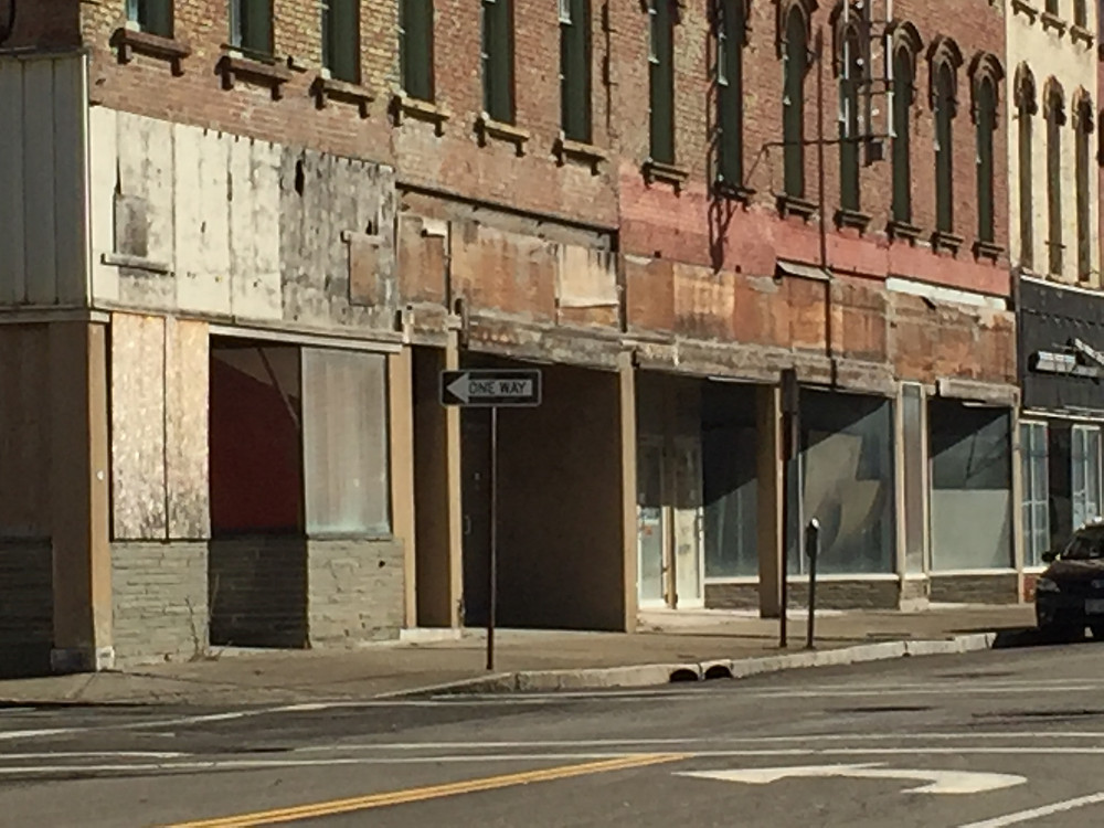 Abandoned video store.
