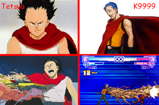 Tetsuo and K9999 comparison