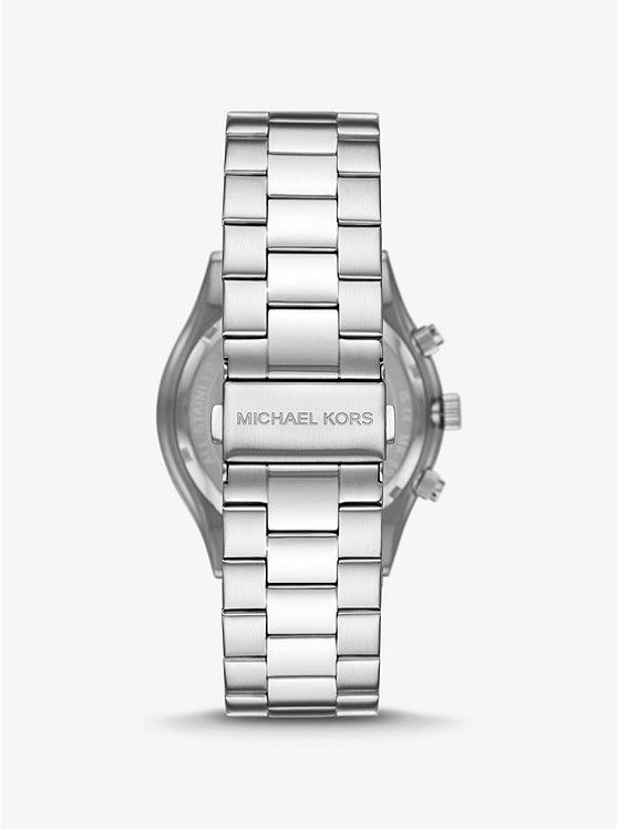 Thumbnail: MICHAEL KORS Oversized Slim Runway Silver-Tone Watch