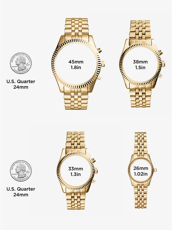 Thumbnail: MICHAEL KORS Oversized Lexington Two-Tone Watch