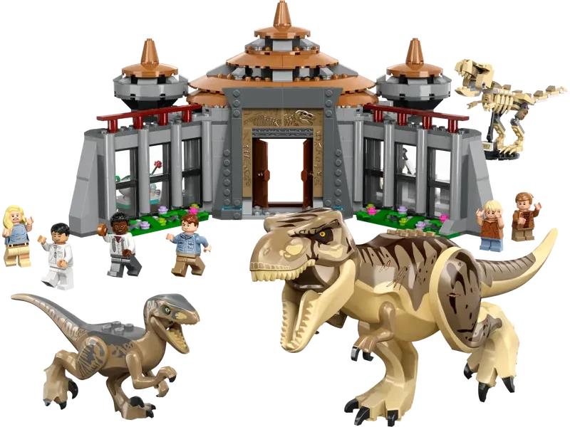 Visitor Center: T. rex & Raptor Attack