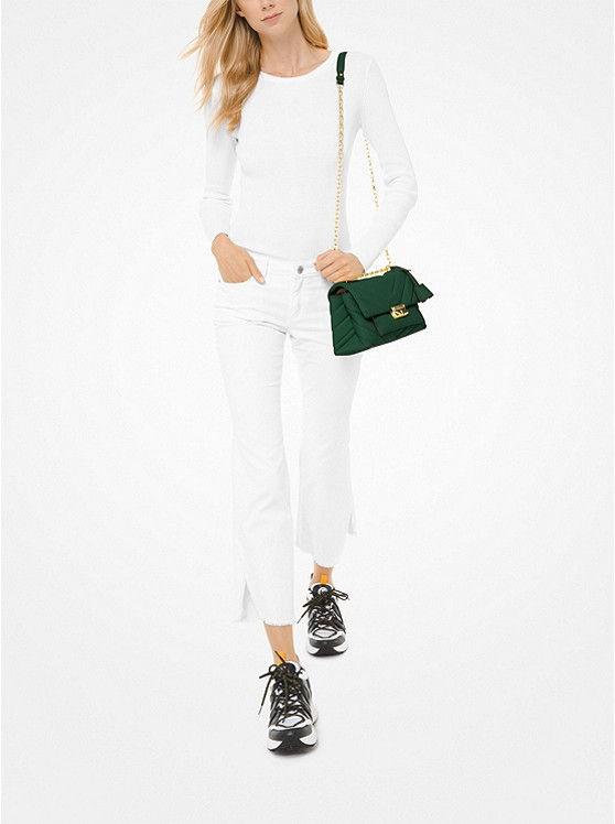 Thumbnail: MICHAEL KORS- Cece Medium Quilted Leather Convertible Shoulder Bag