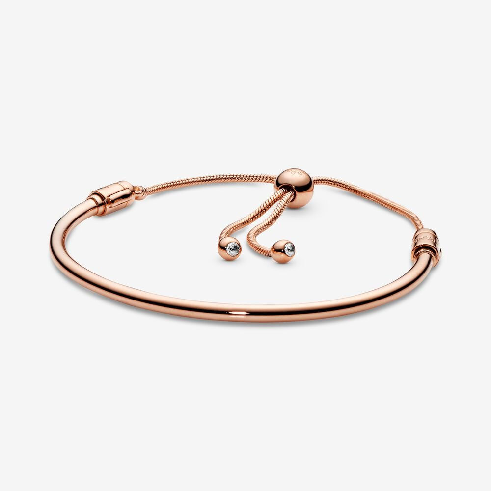 PANDORA- Flower Stem Slider Bracelet