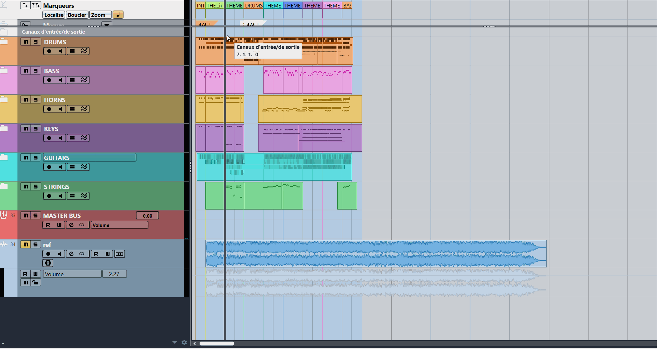 💡Comme les marqueurs de section couvrent de longues zones, vous pouvez les utiliser pour ajouter des commentaires.