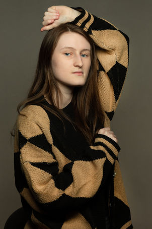 Studio fashion portrait