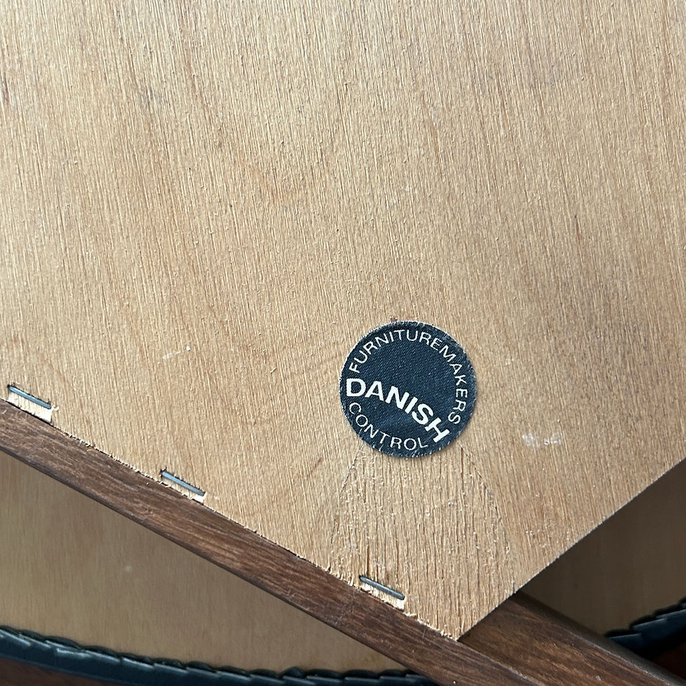 Thumbnail: Danish Hans Olsen for Frem Rojle Teak Dining Table & 3 Matching Chairs