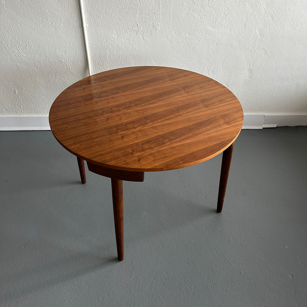 Thumbnail: Danish Hans Olsen for Frem Rojle Teak Dining Table & 3 Matching Chairs
