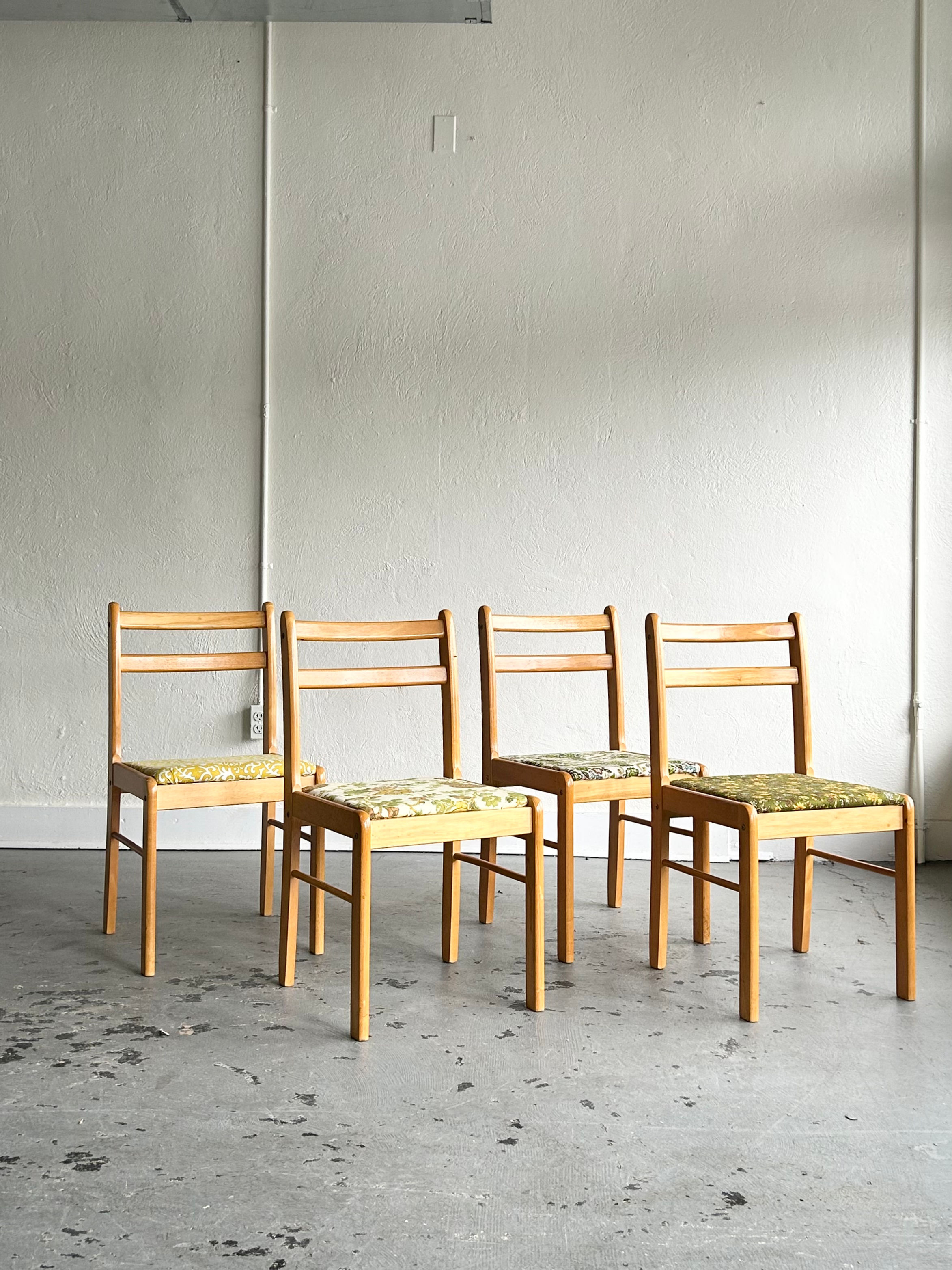 Set of 4 Vintage Dining Chairs