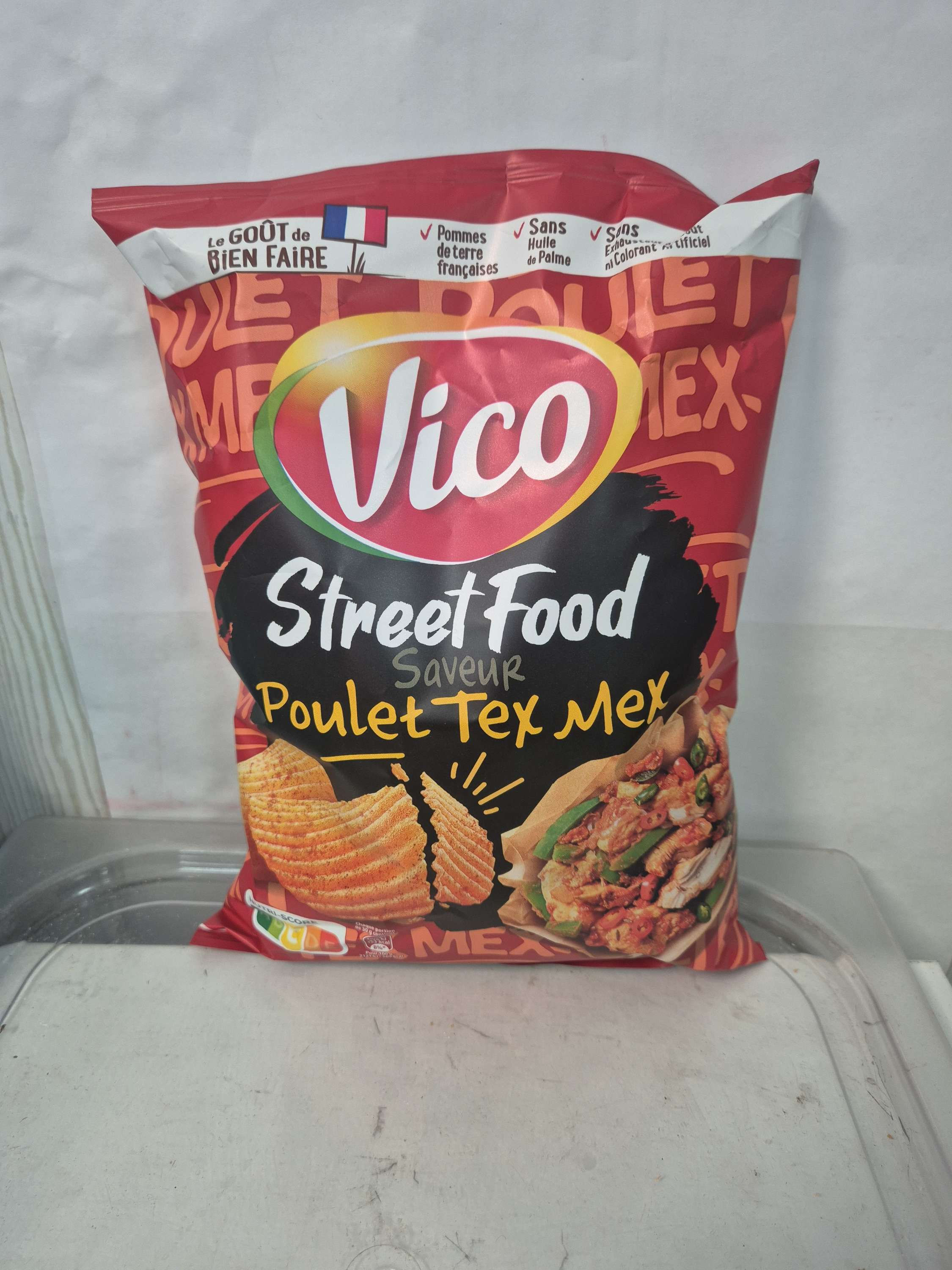 Chips vico saveur poulet tex mex 120gr 