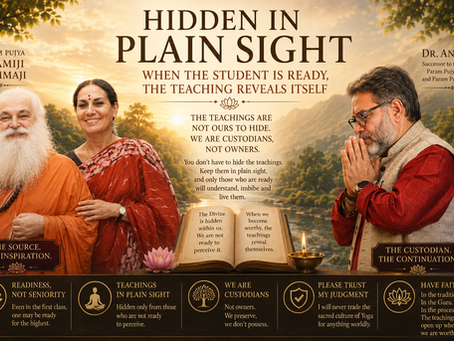 Yoga's Greatest Secret: It Is Hidden in Plain Sight