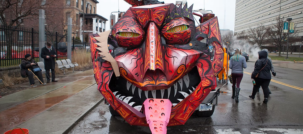 Nain Rouge in a City of Detroit Parade