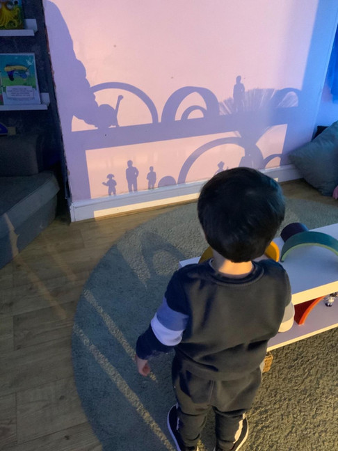 boy watching a performance