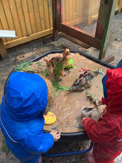 children outside play