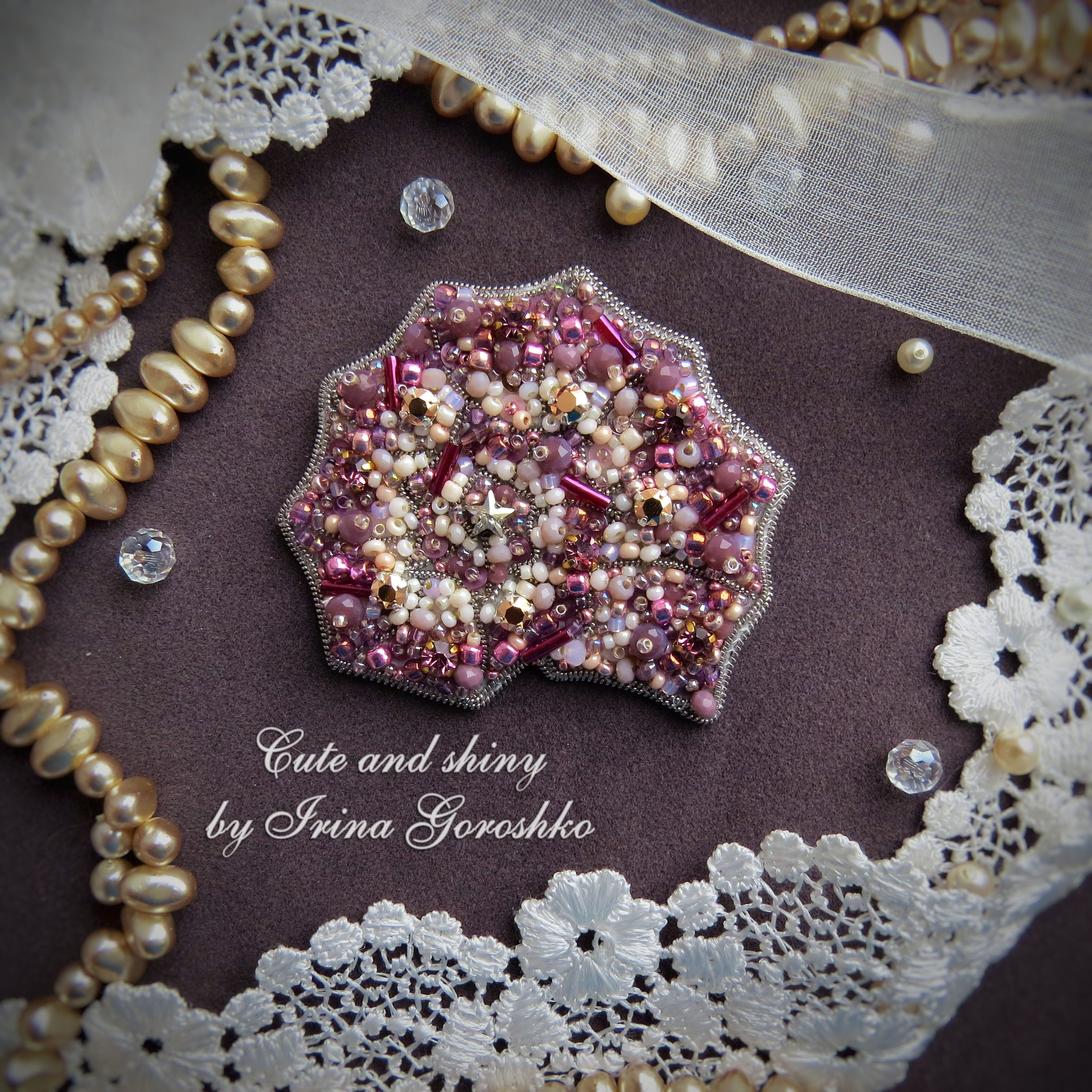 Брошь "Ракушка" / Shell brooch