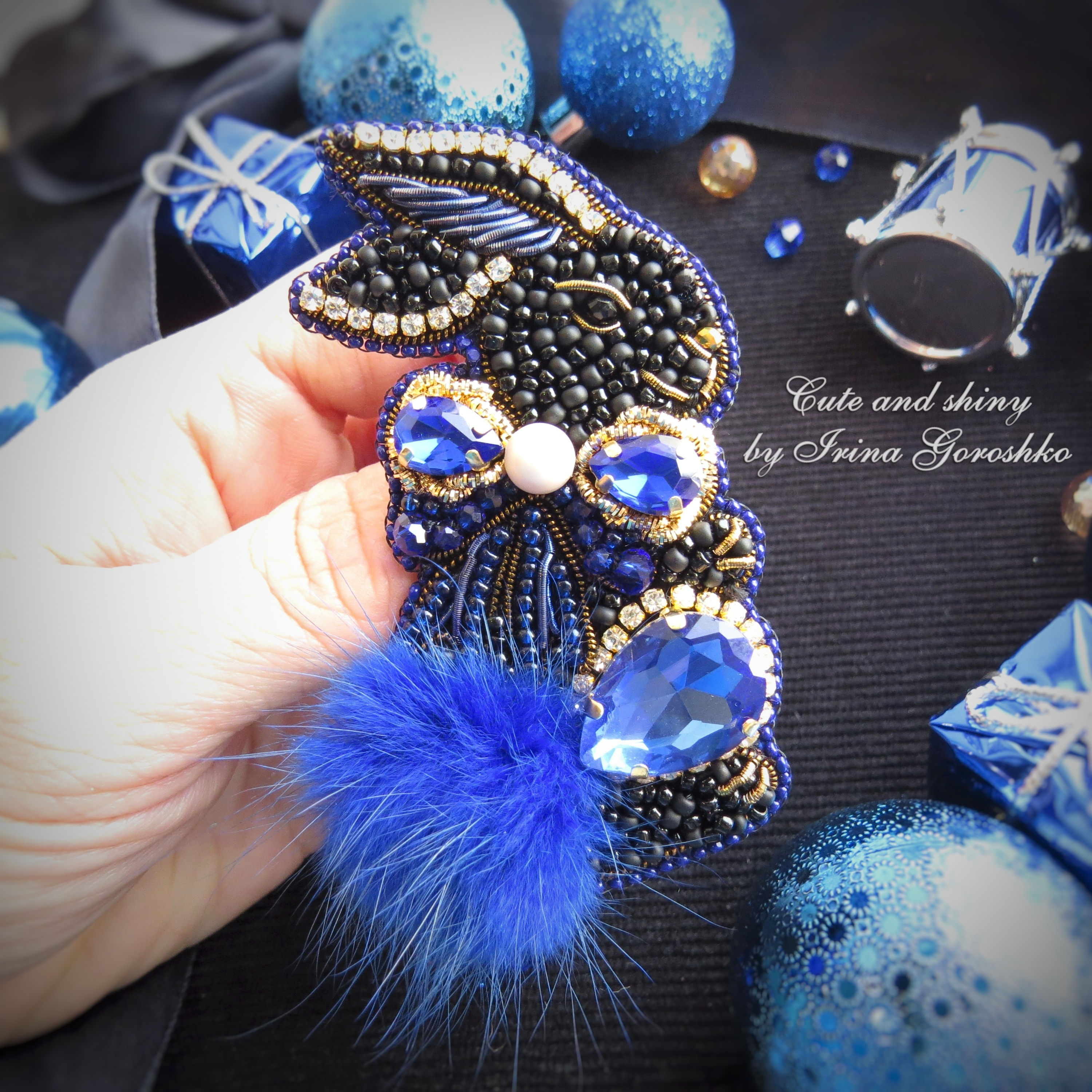 Брошь "Заяц" / Bunny Brooch