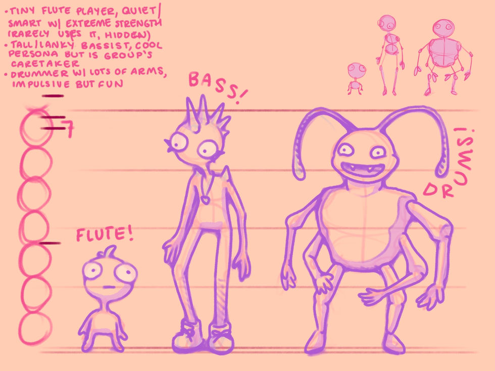 Early Character Concepts