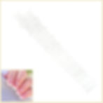 Classic, white French tip nail polish wraps