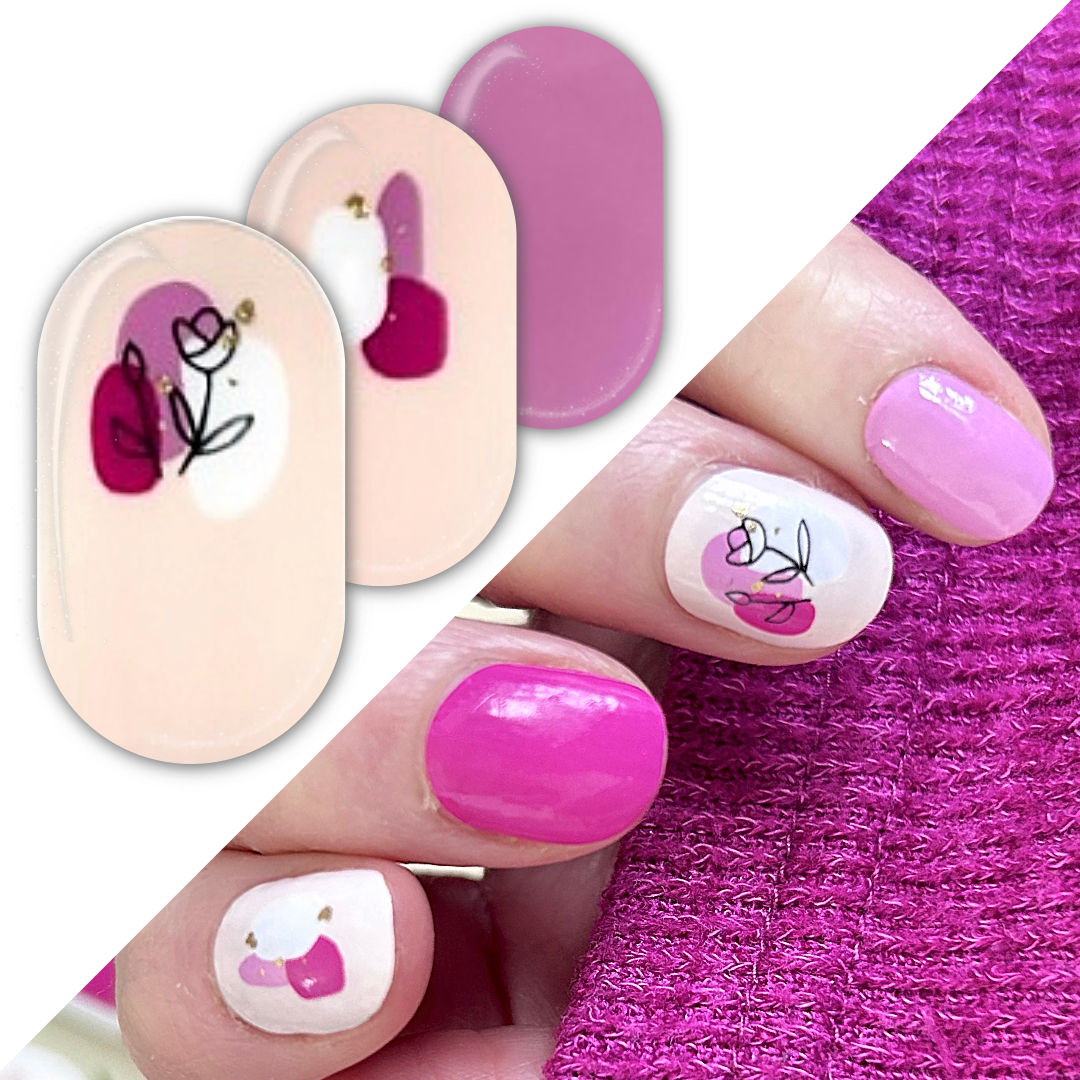 Petals and Promises Nail Wraps