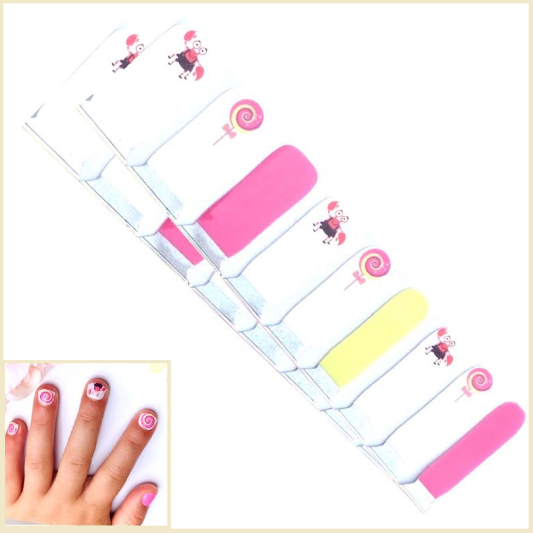 Beach Fun Nail Wraps (Kids)