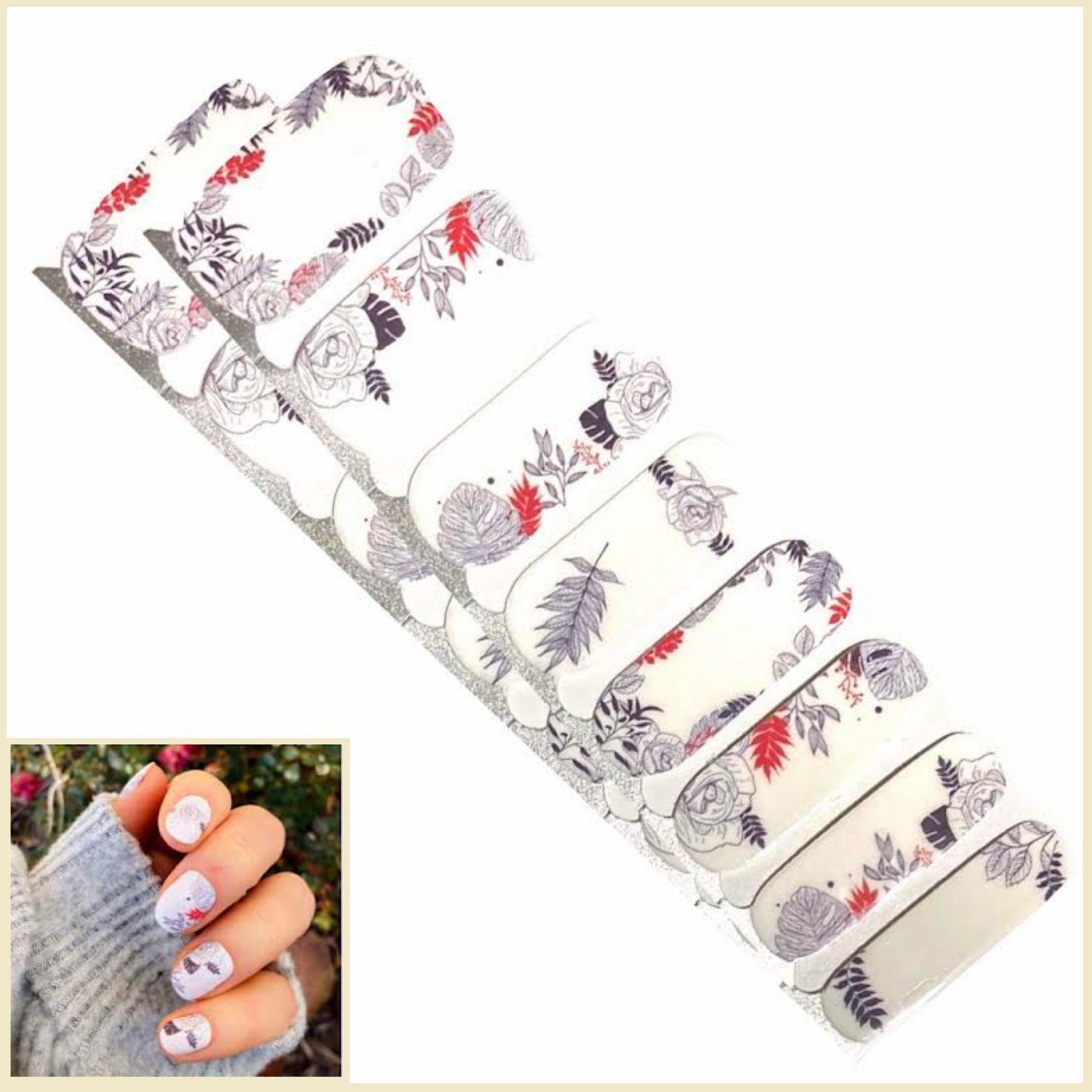 Forgotten Fairytale Nail Wraps (Medium)