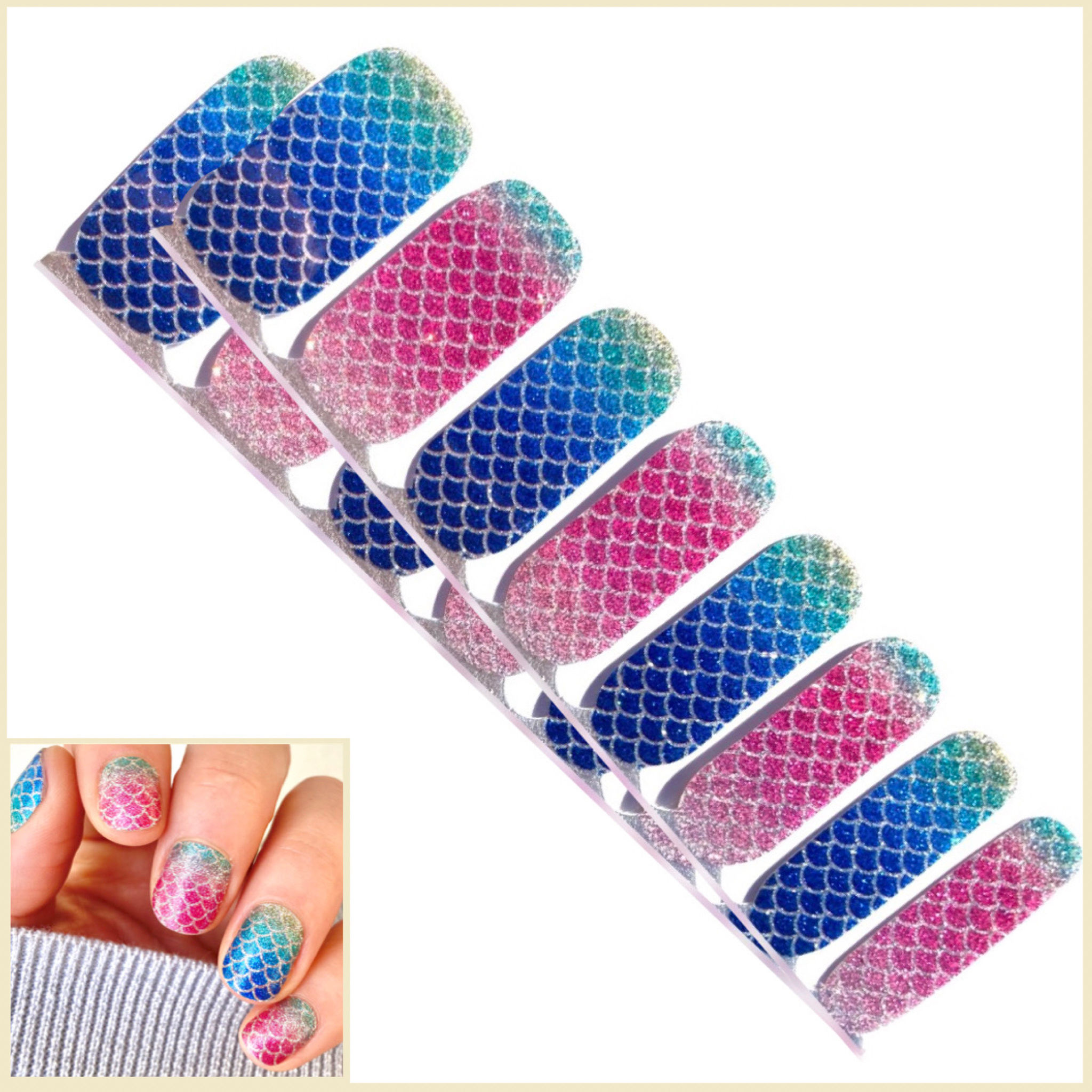 Under the Sea Nail Wraps (Medium)