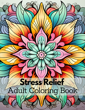 Mandala Flowers Coloring Book