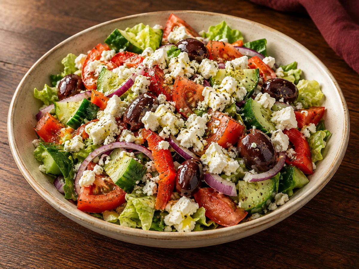 Greek salad — Illustrative image