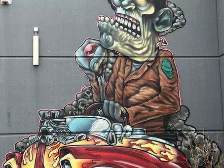 Unlikely Pair: Frankenstein in a Hot Rod Muscle Car