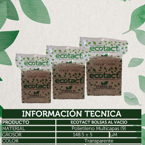 Bolsas estériles para vacío