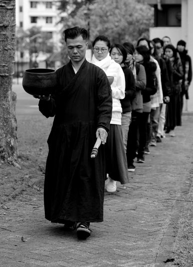 禪藝不說話 ─ 心在聽,踏缽行 活動照 3
