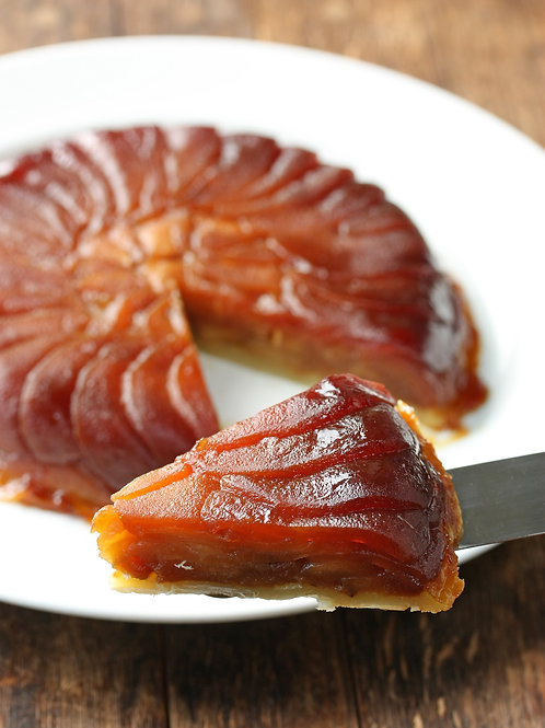 Tarte tatin crèmeux caramel