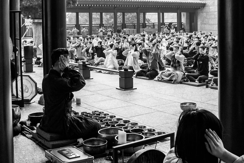 《聽聞頌缽。一心地聽》頌缽音樂會活動照4