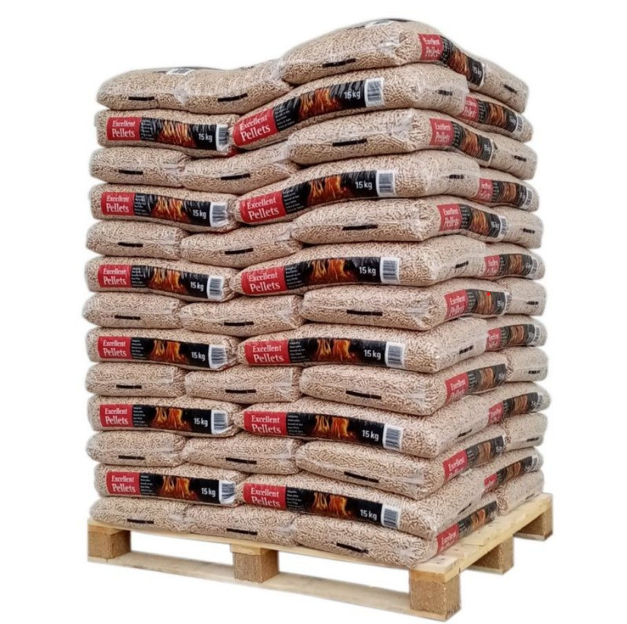 Uitstekende houtpellets