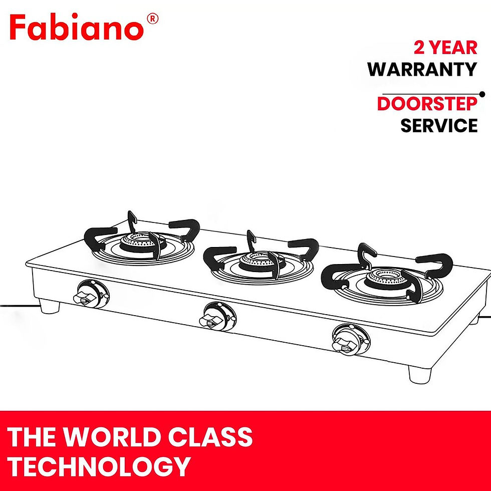 Thumbnail: Fabiano 3 Burner Nano Gas Stove